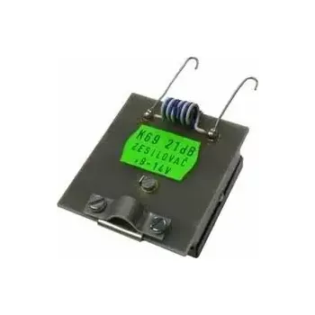 Anténní zesilovač OEM průběžný předzesilovač kanálový 25 dB (K27+44+56) na F-konektory (AIPOE11035)