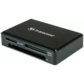 Čtečka paměťových karet Transcend USB-C čtečka paměťových karet černá (TS-RDC8K2)
