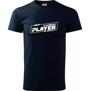 Best floorball player in galaxy - Triko extra velké (5-8XL) - 8XL ( Námořní modrá (velmi tmavá - téměř černá) )