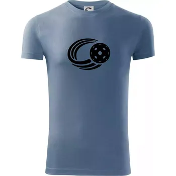 Florbal míček - Viper FIT - Pánské zůžené tričko - XL ( Denim )