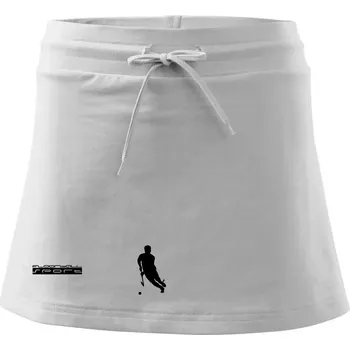 Dámská sukně Floorball sport - Sportovní sukně - two in one - L ( Bílá )