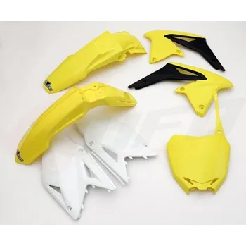 UFO sada plastů SUZUKI RMZ 450 '09-'10 (žlutá/bílá/černá)