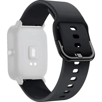 Silikonový řemínek Ricardo 22mm (pro Polar Vantage M2, V3, Grit X), černý, Quick Release