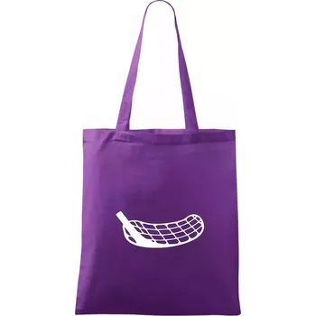 Florbalová čepel - Taška bavlněná - 42 x 38 cm ( Fialová )
