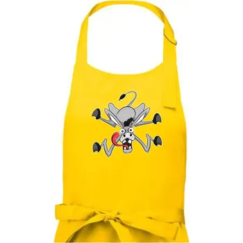 Kuchyňská zástěra Splašený kůň - Dámská zástěra na vaření - Univerzální velikost ( Žlutá )