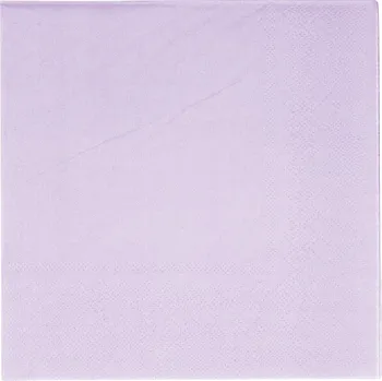 Party dekorace Papírové ubrousky - Vert Decor pastelově fialové, 33 x 33 cm, 20 ks