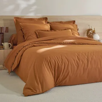 Blancheporte Jednobarevné povlečení zn. Colombine, perkál Velikost: povlak na polštář 50x70cm, nařasený lem