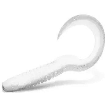 Umělá nástraha Delphin Gumová nástraha TwistaX Eeltail UVs 6cm Yeti 5ks (101004024)