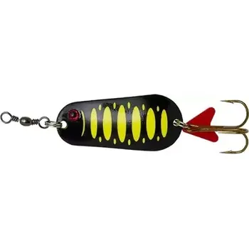 Umělá nástraha Effzett Třpytka Standard Spoon 5,5cm 22g Fluo Yellow/Black UV (69604)