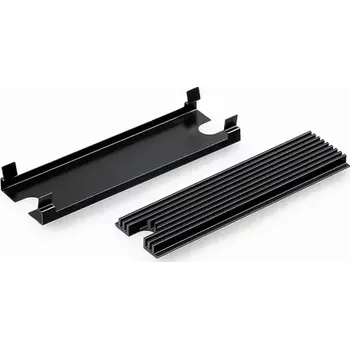 Pasivní chladič Thermal Grizzly M.2 SSD Heatsink - Black (TG-M2SSD-ABR)
