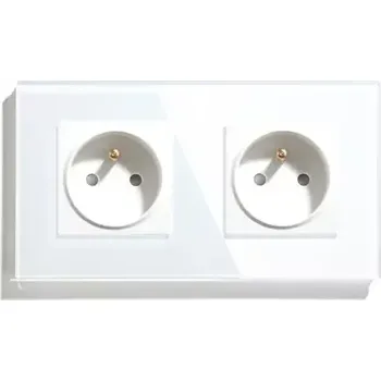 Elektrická zásuvka iQtech Millennium KIM1W2 bílá (IQTJ061)