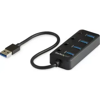 USB hub StarTech USB 3.0 HUB 4 porty černá (HB30A4AIB)