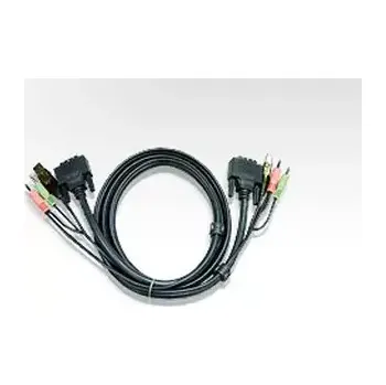 Switch ATEN KVM Kabel DVI+USB+Audio 3m (2L-7D03U)