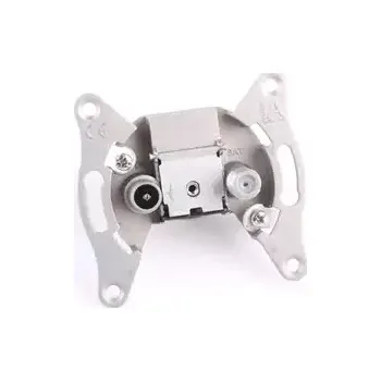 Elektrická zásuvka TeleTek účastnická zásuvka UTS-01 koncová TV+SAT 1 dB (ZIPTE13002)