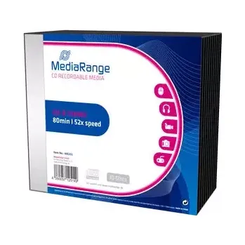 Optické médium MediaRange CD-R 700MB 52x Slimcase 10ks (MR205)