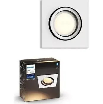 Bodové svítidlo Philips Hue WA Milliskin zápustné LED svítidlo hranaté GU10 1x5W (SKL000364582)
