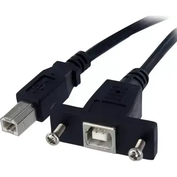 Kabel do PC StarTech 1FT USB 2.0 kabel s montáží na panel (USBPNLBFBM1)
