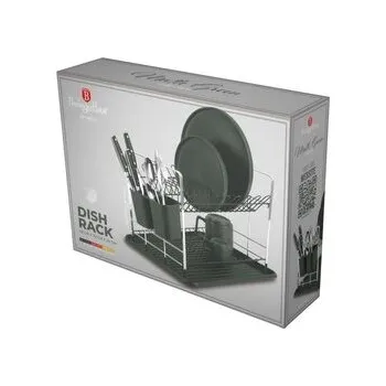 Podlahový mycí stroj BERLINGERHAUS Odkapávač na nádobí Matte Green Collection BH-8826