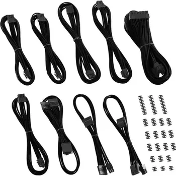 Kabel do PC CableMod Classic ModMesh RT-Series Kabel Kit pro ASUS ROG Seasonic - černá (CM-RTS-CKIT-NKK-R)
