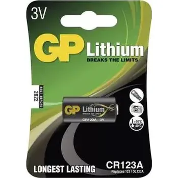 GP lithiová baterie CR123A (1022000111)