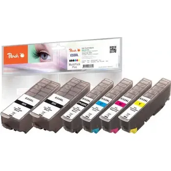 Peach alternativní cartridge 33XL MultiPack Plus (PI200-422)