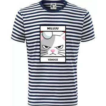 Pánská móda Miluju Vánoce - Triko na vodu - XS ( Prouhovaná )