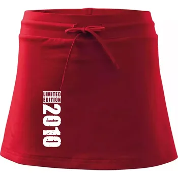 Dámská sukně Limited edition 2010 pruh - Sportovní sukně - two in one - XS ( Červená )
