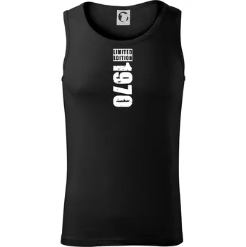 Pánské termoprádlo Limited edition 1970 pruh - Tílko pánské Core - XL ( Černá )