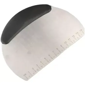 Kuchyňská stěrka UG Grill Stěrka na těsto půlkulatá čená (39176)