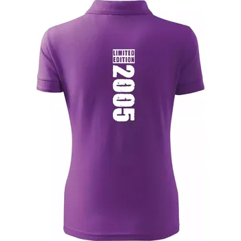 Limited edition 2005 pruh - Polokošile dámská Pique Polo - S ( Fialová )