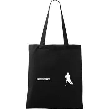 Nákupní taška Floorball sport - Taška bavlněná - 42 x 38 cm ( Černá )