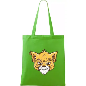 Nákupní taška Nasraná kočka Thug life - Taška bavlněná - 42 x 38 cm ( Apple Green )