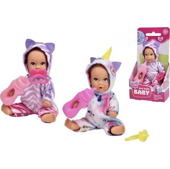Panenka Simba Toys New Born Baby - Mini panenka Onesie Fun - 12 cm