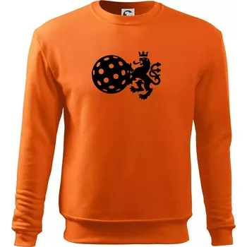 Pánská mikina Český lev florbal - Mikina Essential pánská - 2XL ( Oranžová )