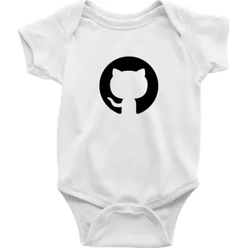 Kojenecké oblečení Kočka v kolečku - Body kojenecké s krátkým rukávem - Krátký r. 12-18 měs ( Bílá )