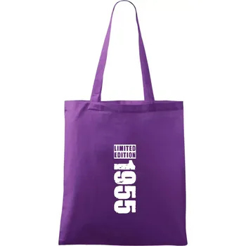 Limited edition 1955 pruh - Taška bavlněná - 42 x 38 cm ( Fialová )