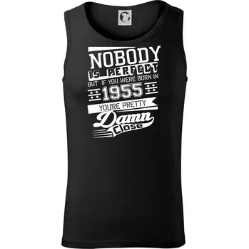 Nobody is perfect - 1955 - Tílko pánské Core - 2XL ( Černá )