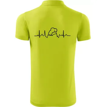 Pánská košile EKG kuchařská čepice - Polokošile Victory sportovní (dresovina) - 3XL ( Limetková )