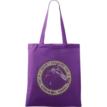 Horse challenge - Taška bavlněná - 42 x 38 cm ( Fialová )