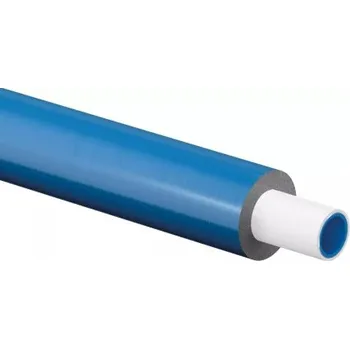 Vodovodní potrubí Uponor UNI PIPE PLUS S10 WLS 035 trubka 20x2,25/40mm, v kole 75m, izolovaná, vícevrstvá, voda, PE-RT/AL/PE-RT, modrá