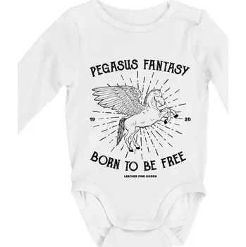 Pegasus fantasy - Body kojenecké s dlouhým rukávem - Dlouhý r. 3-6 měs ( Bílá )