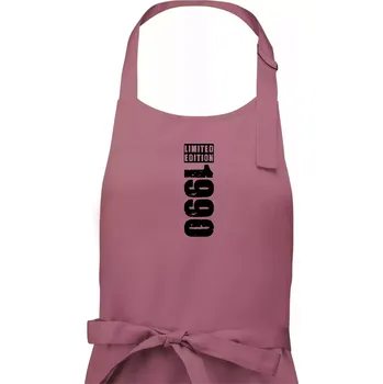 Kuchyňská zástěra Limited edition 1990 pruh - Pánská zástěra na vaření - Univerzální velikost ( Starorůžová )