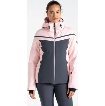 Dare2b Dámská zimní lyžařská bunda Flurry Jacket DWP594 rose pink grey Velikost: 42