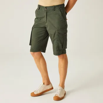 Pánské kraťasy Regatta Pánské bavlněné kraťasy Shorebay Short RMJ221 khaki Velikost: XS
