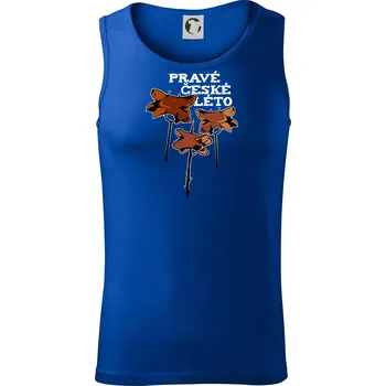Pravé české léto - Tílko pánské Core - XL ( Královská modrá )