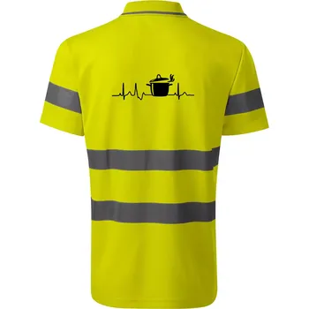 EKG kuchař hrnec - HV Runway 2V9 - Reflexní polokošile - L ( Neonově žlutá )