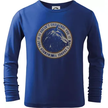 Chlapecké tričko Horse challenge - Triko dětské Long Sleeve - 122 cm/6 let ( Královská modrá )