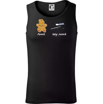 Pánské termoprádlo Perník - taky perník - pervitin - Tílko pánské Core - M ( Černá )