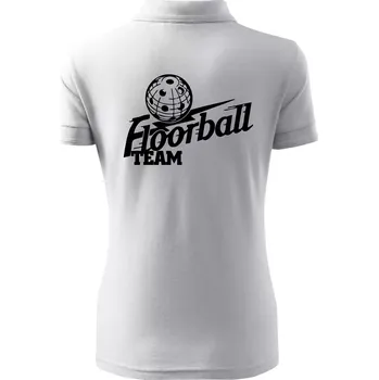 Florbal team - Polokošile dámská Pique Polo - XS ( Bílá )