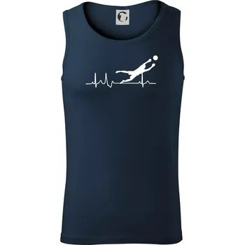 Ekg fotbal brankář - Tílko pánské Core - 2XL ( Námořní modrá (velmi tmavá - téměř černá) )